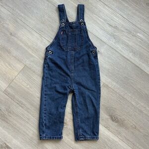 Levis Hometown Blue Denim Overall Sz 2T Girl Boy One Piece